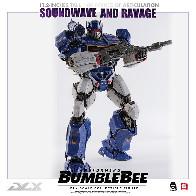 THREEZERO - BUMBLEBEE SOUNDWAVE AND RAVAGE DLX