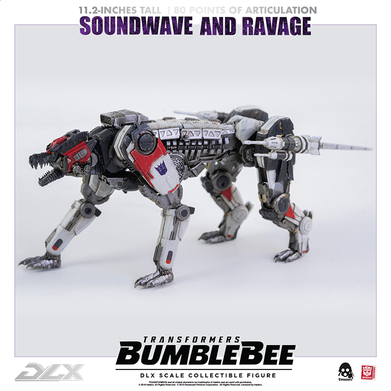 THREEZERO - BUMBLEBEE SOUNDWAVE AND RAVAGE DLX