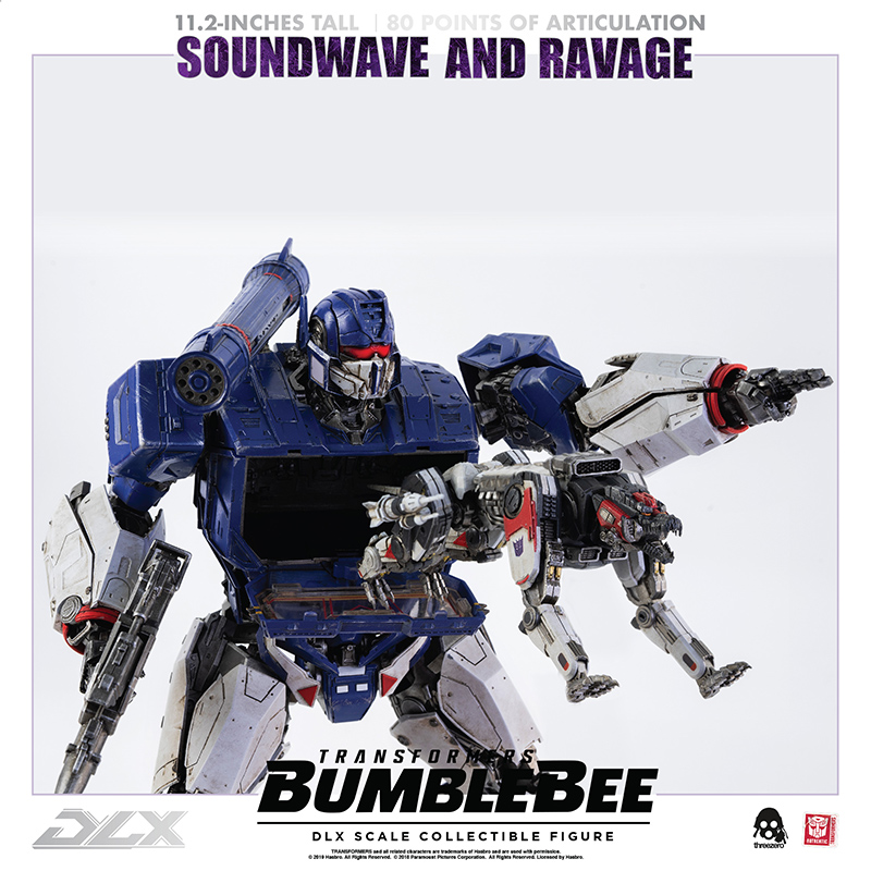 THREEZERO - BUMBLEBEE SOUNDWAVE AND RAVAGE DLX