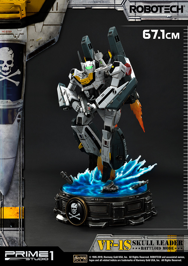 ROBOTECH VF 1S SKULL LEADER BATT MODE STATUE