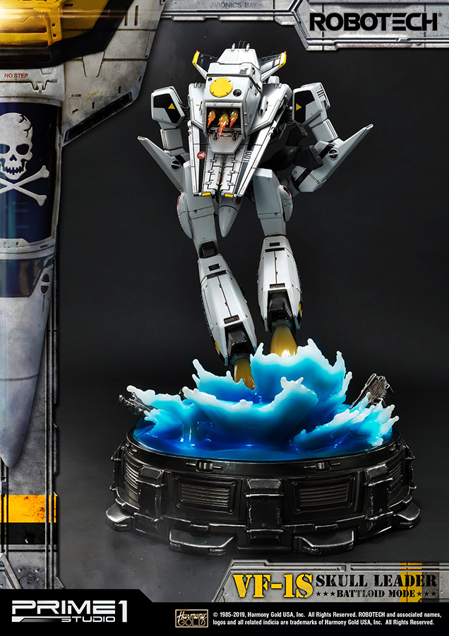 ROBOTECH VF 1S SKULL LEADER BATT MODE STATUE