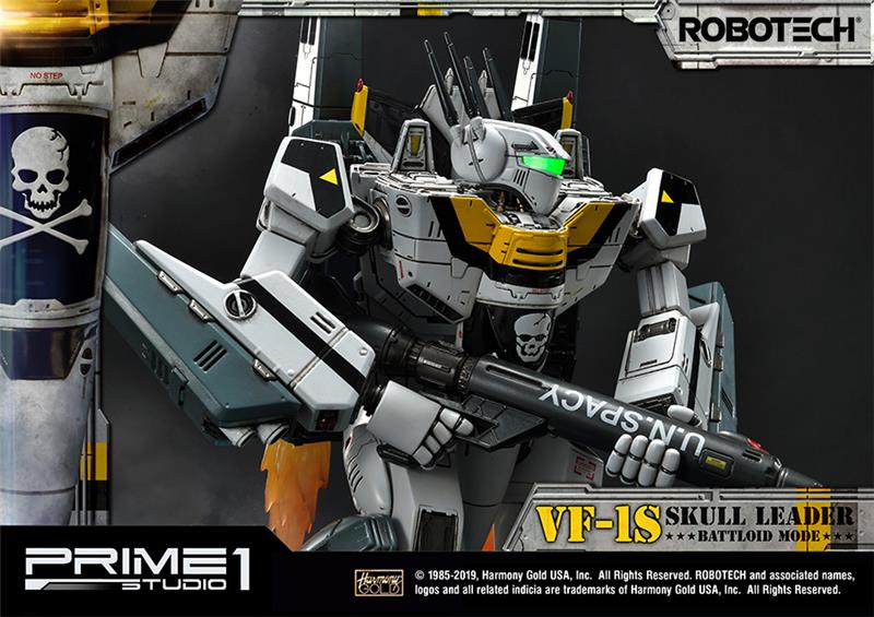 ROBOTECH VF 1S SKULL LEADER BATT MODE STATUE