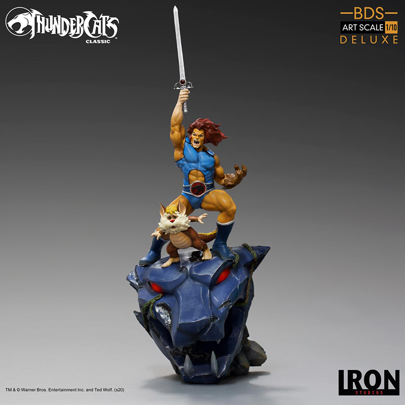 1/10 IRON STUDIOS - THUNDERCATS LION-O & SNARF ART STATUE