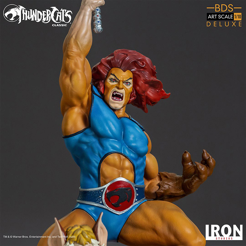 1/10 IRON STUDIOS - THUNDERCATS LION-O & SNARF ART STATUE