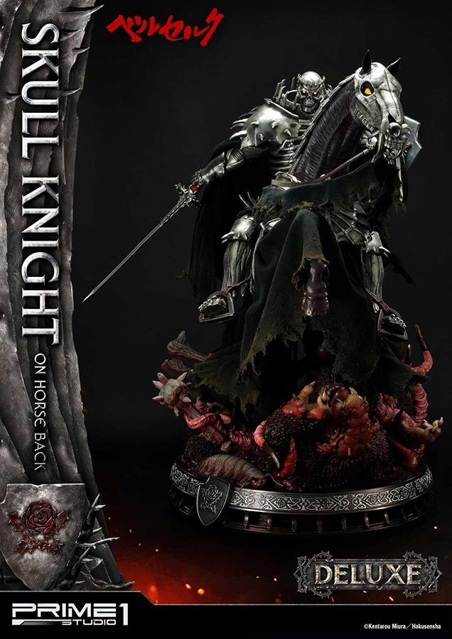 BERSERK SKULL KNIGHT ON HORSEBACK DLX STATUE