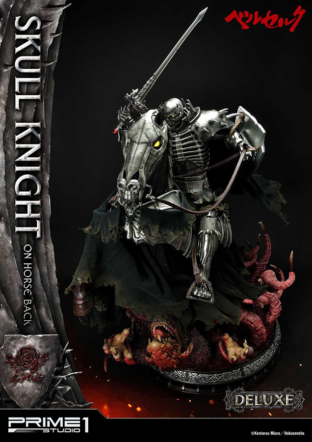 BERSERK SKULL KNIGHT ON HORSEBACK DLX STATUE