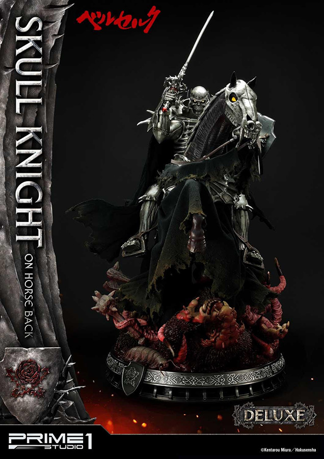 BERSERK SKULL KNIGHT ON HORSEBACK DLX STATUE