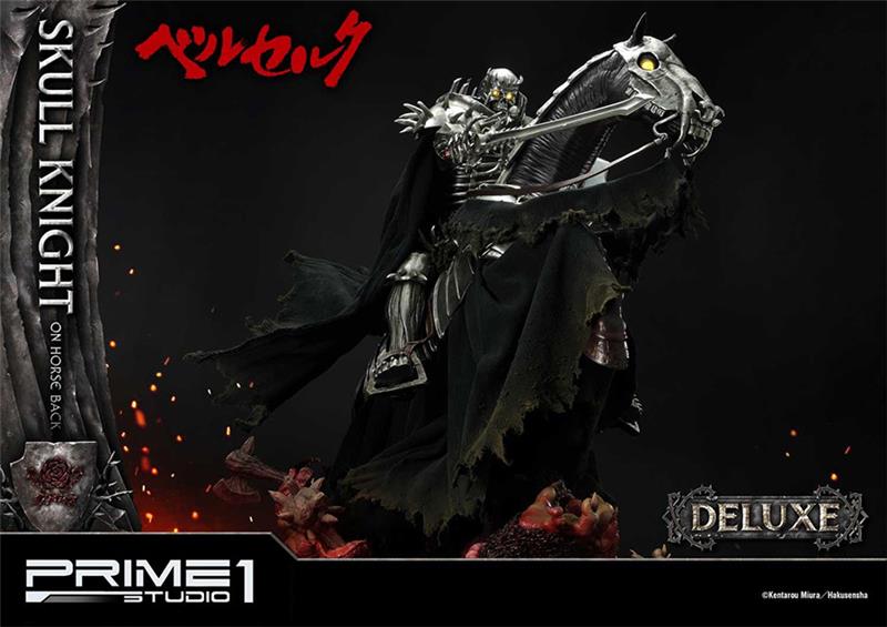 BERSERK SKULL KNIGHT ON HORSEBACK DLX STATUE