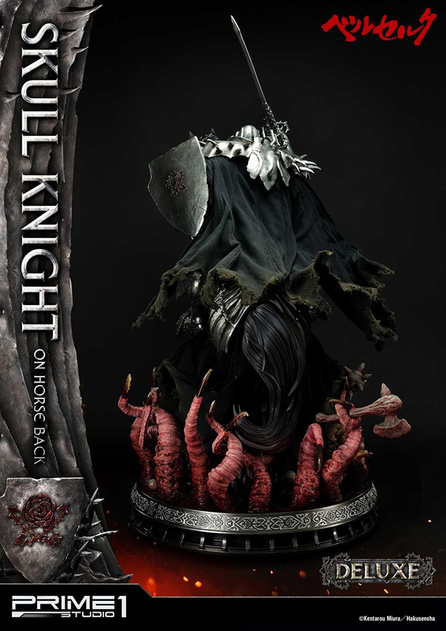 BERSERK SKULL KNIGHT ON HORSEBACK DLX STATUE