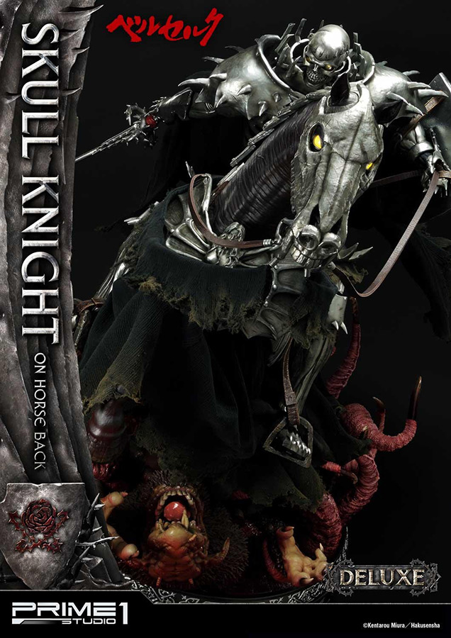 BERSERK SKULL KNIGHT ON HORSEBACK DLX STATUE