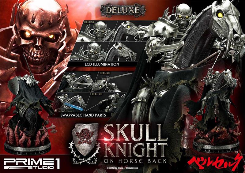 BERSERK SKULL KNIGHT ON HORSEBACK DLX STATUE