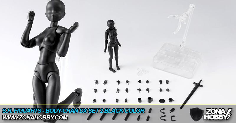 S.H. FIGUARTS - BODY-CHAN DX SET 2 BLACK COLOR