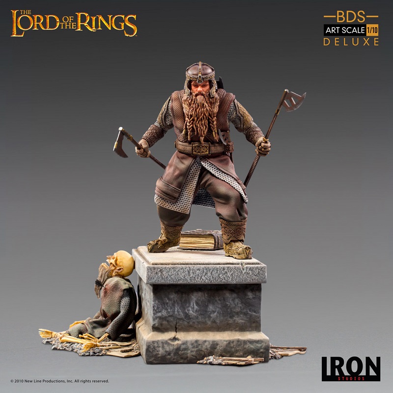 1/10 IRON STUDIOS - LORD OF THE RINGS GIMLI ART STATUE