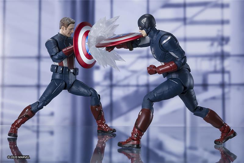 S.H. FIGUARTS - AVENGERS ENDGAME CAP AMERICA VS CAP