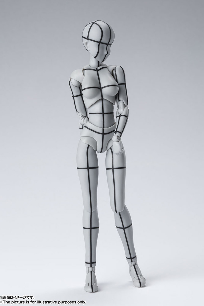 S.H. FIGUARTS - BODY CHAN WIREFRAME GRAY