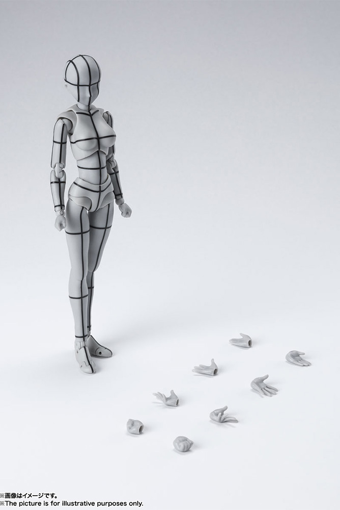 S.H. FIGUARTS - BODY CHAN WIREFRAME GRAY