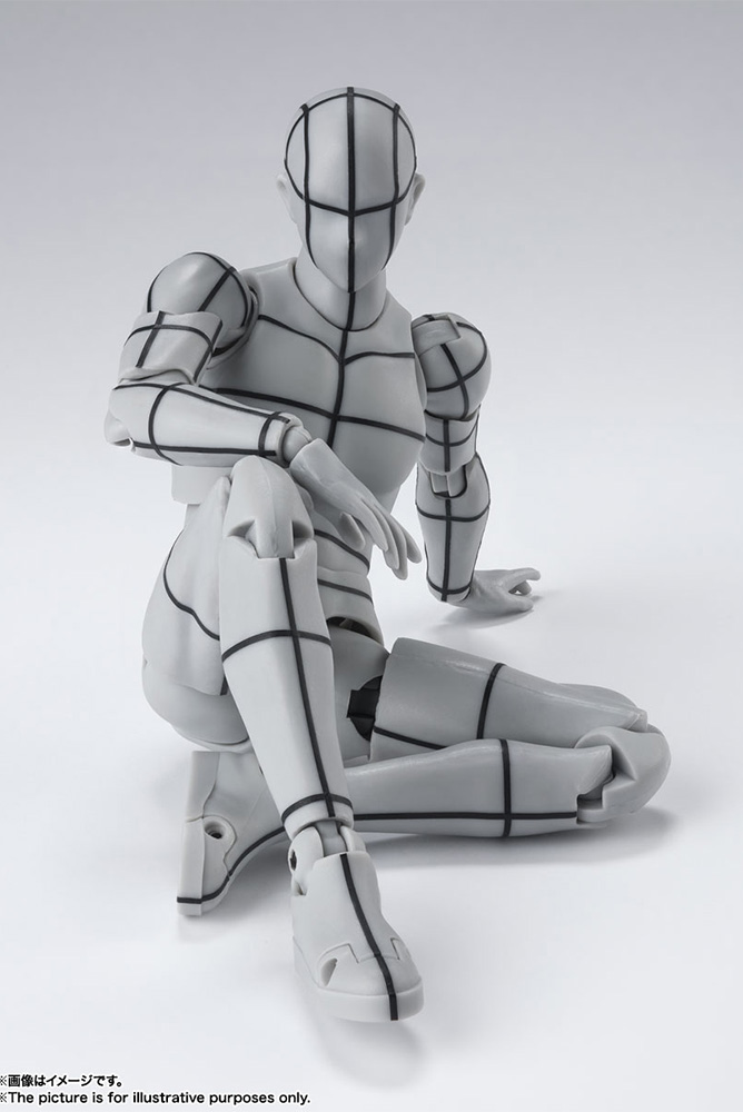 S.H. FIGUARTS - BODY KUN WIREFRAME GRAY