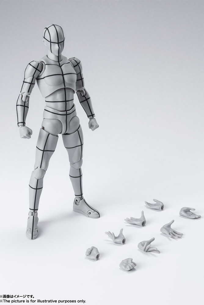 S.H. FIGUARTS - BODY KUN WIREFRAME GRAY