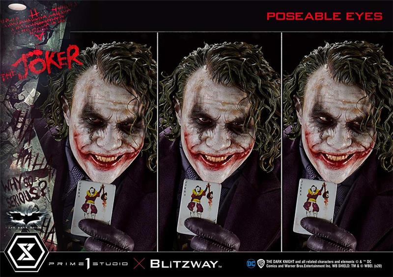 THE DARK KNIGHT MOVIE JOKER BONUS STATUE