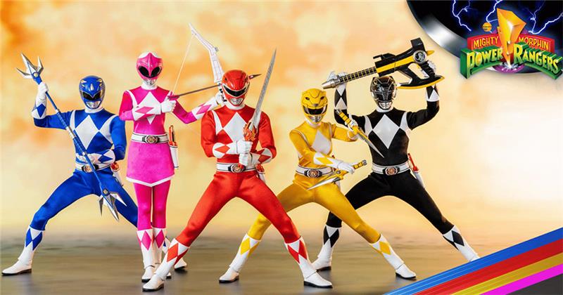 1/6 Threezero - Mighty Morphin Power Rangers Six-Pack