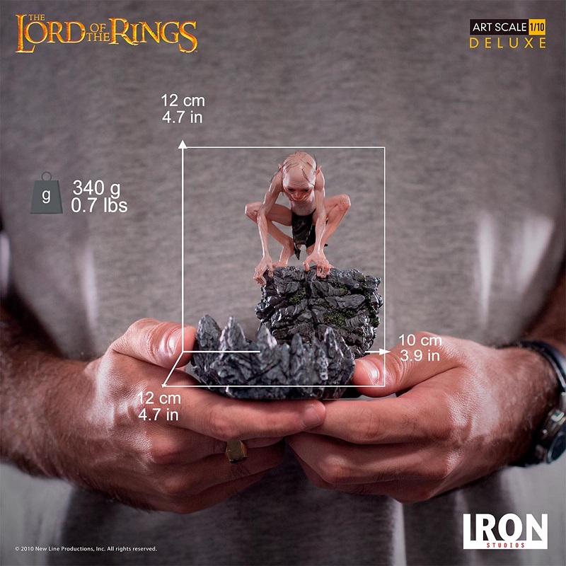 1/10 IRON STUDIOS - LORD OF THE RINGS GOLLUM DELUXE ART STATUE