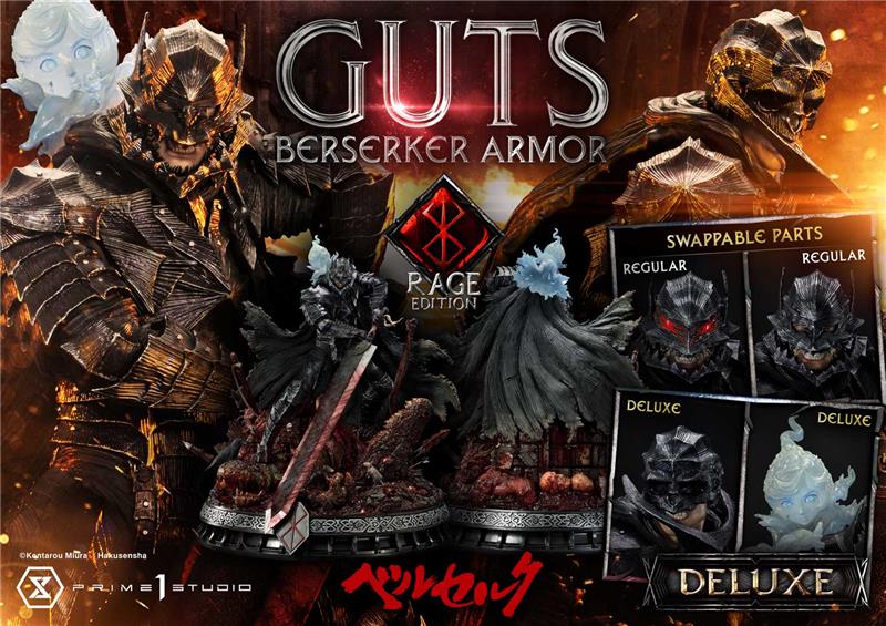 BERSERKER GUTS ARMOR RAGE ED DLX STATUE