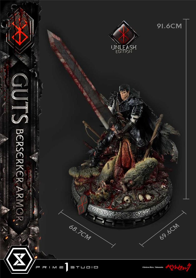 BERSERKER GUTS ARMOR UNLEASH ED.STATUE