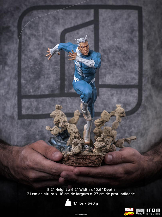 1/10 IRON STUDIOS - QUICKSILVER ART STATUE