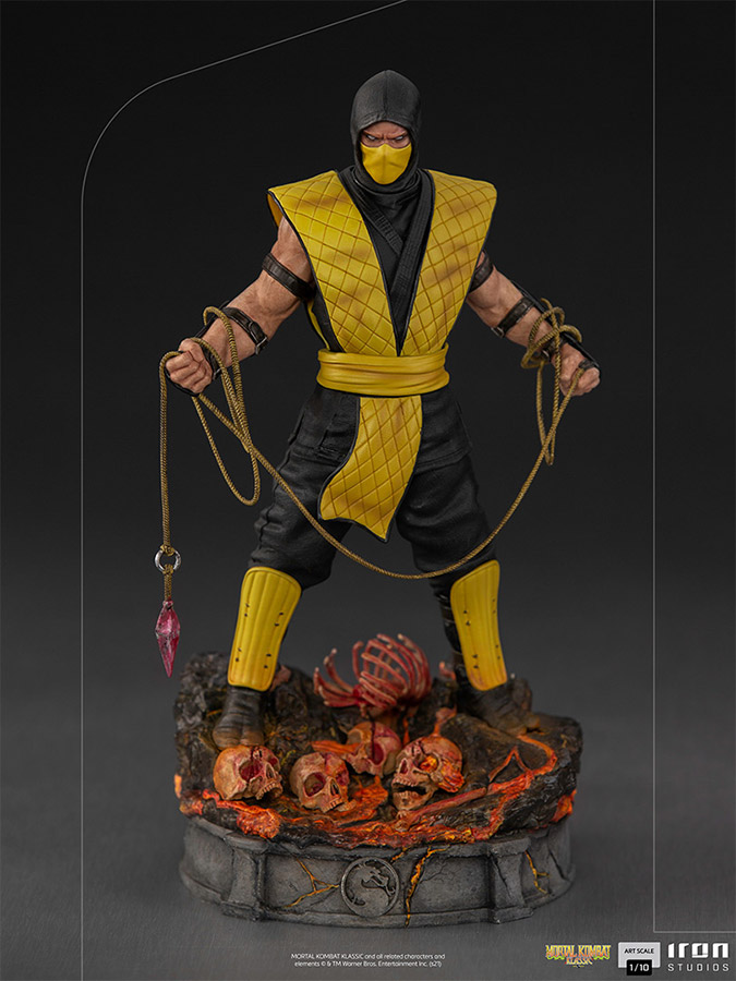 1/10 IRON STUDIOS - MORTAL KOMBAT SCORPION ART STATUE