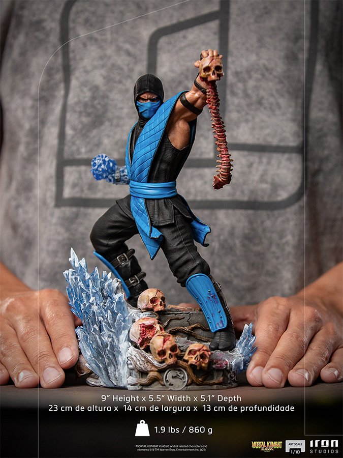 1/10 IRON STUDIOS - MORTAL KOMBAT SUB-ZERO ART STATUE