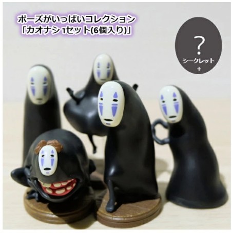 SPIRITED AWAY NOFACE FIGURES DISPLAY (6)