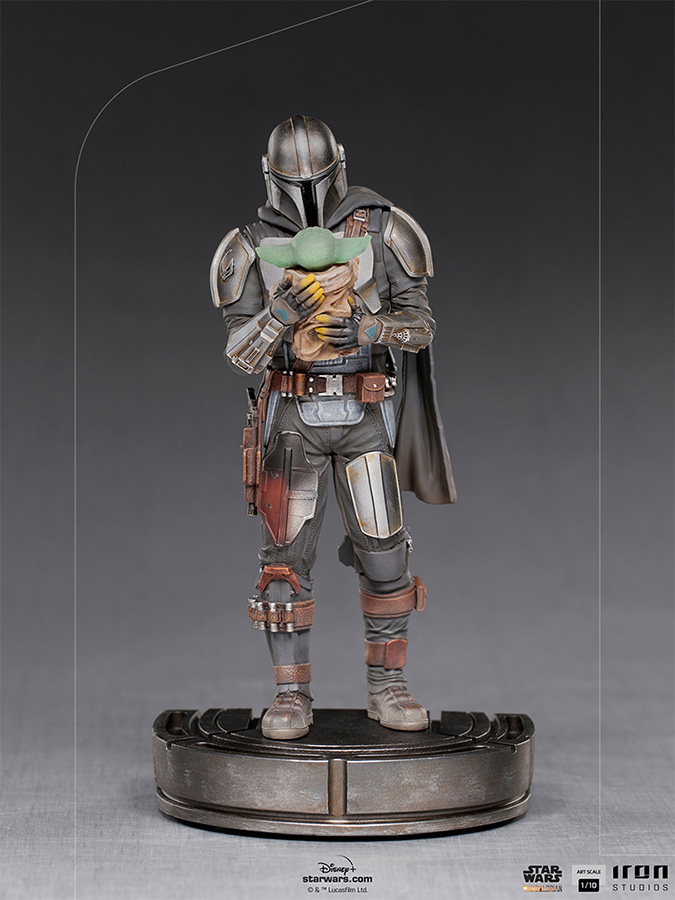 1/10 IRON STUDIOS - THE MANDALORIAN AND GROGU