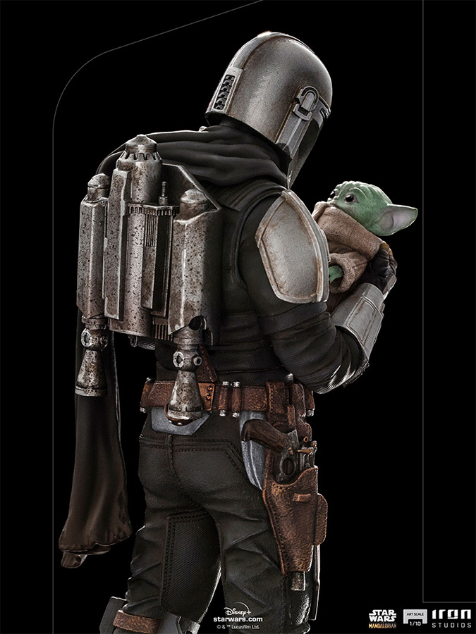 1/10 IRON STUDIOS - THE MANDALORIAN AND GROGU