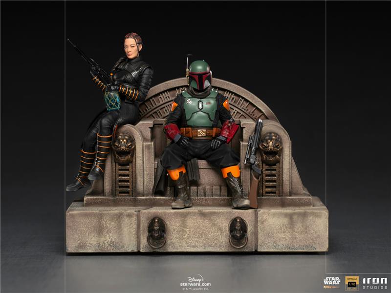 1/10 IRON STUDIOS - MANDALORIAN BOBAFETT AND FENNEC DLX