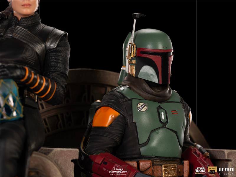 1/10 IRON STUDIOS - MANDALORIAN BOBAFETT AND FENNEC DLX