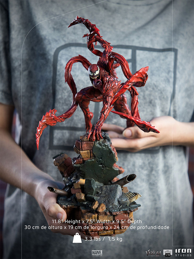 1/10 IRON STUDIOS - VENOM 2 CARNAGE ART STATUE