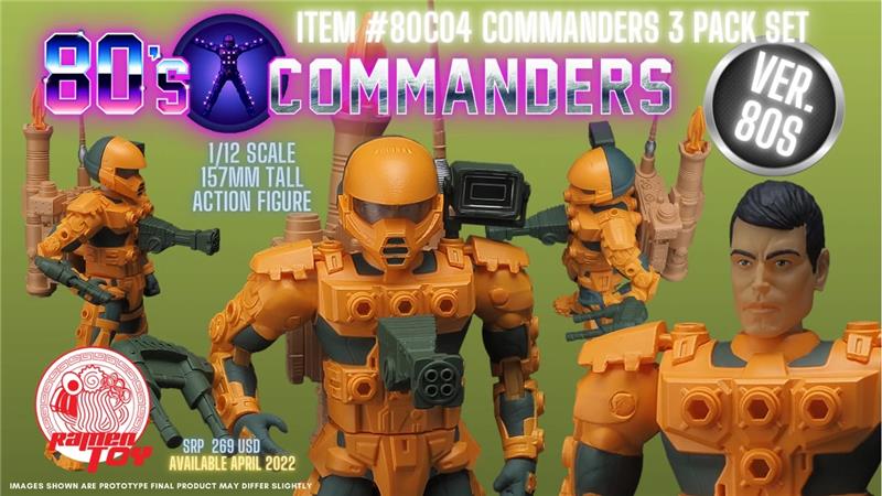 80S COMMANDERS (3 PACK SET)