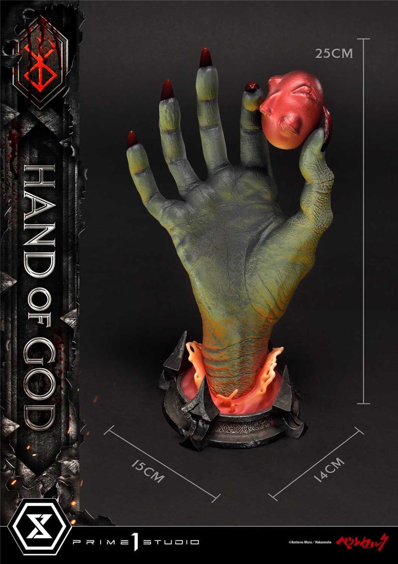 BERSERK HAND OF GOD LIFE SCALE STATUE