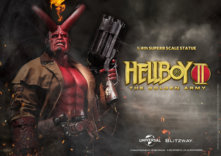 1/4 HELLBOY II THE GOLDEN ARMY STATUE