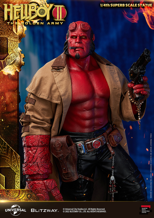 1/4 HELLBOY II THE GOLDEN ARMY STATUE