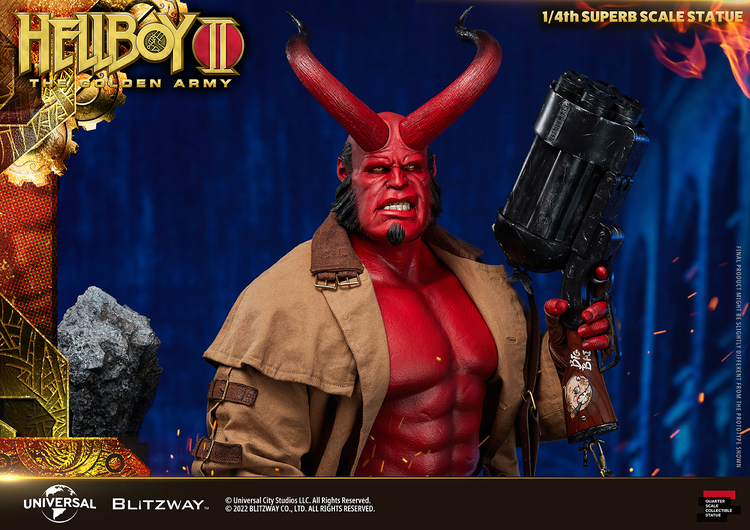 1/4 HELLBOY II THE GOLDEN ARMY STATUE