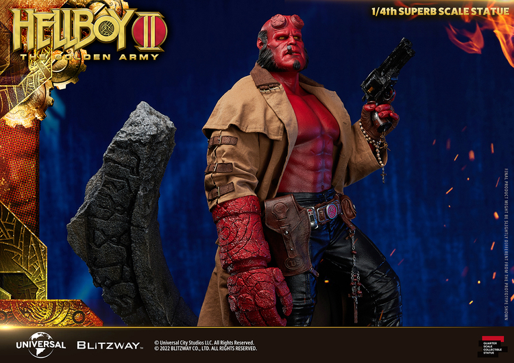 1/4 HELLBOY II THE GOLDEN ARMY STATUE