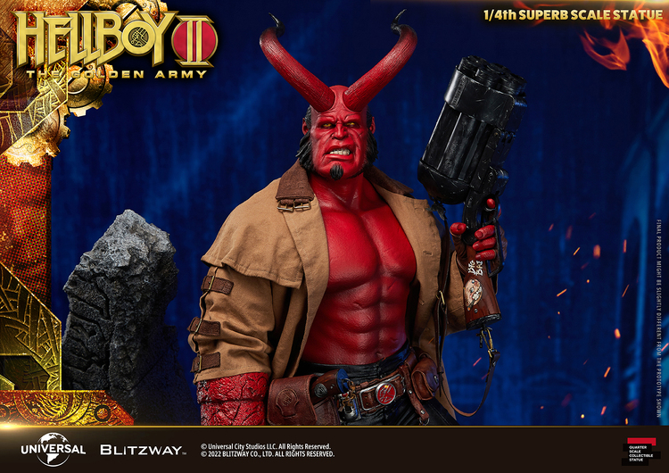 1/4 HELLBOY II THE GOLDEN ARMY STATUE