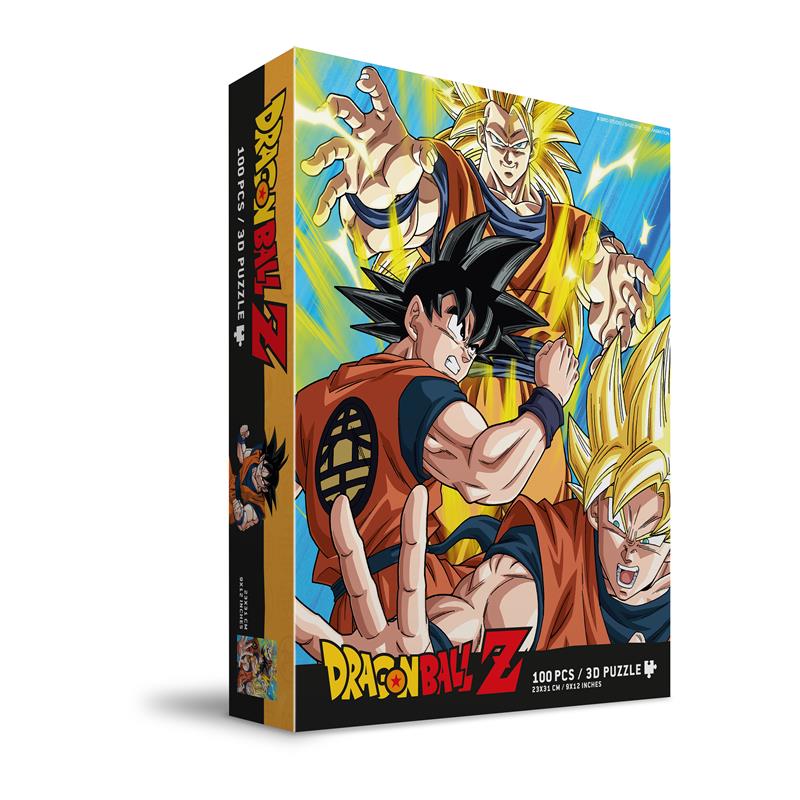 PUZZLE 100PCS - DRAGON BALL Z GOKU SAIYAN 3D EFFECT