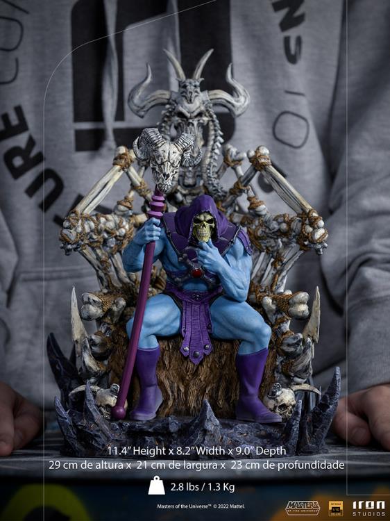 1/10 IRON STUDIOS - MOTU SKELETOR DLX STATUE