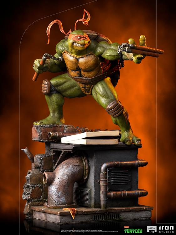 1/10 IRON STUDIOS - TMNT MICHELANGELO STATUE