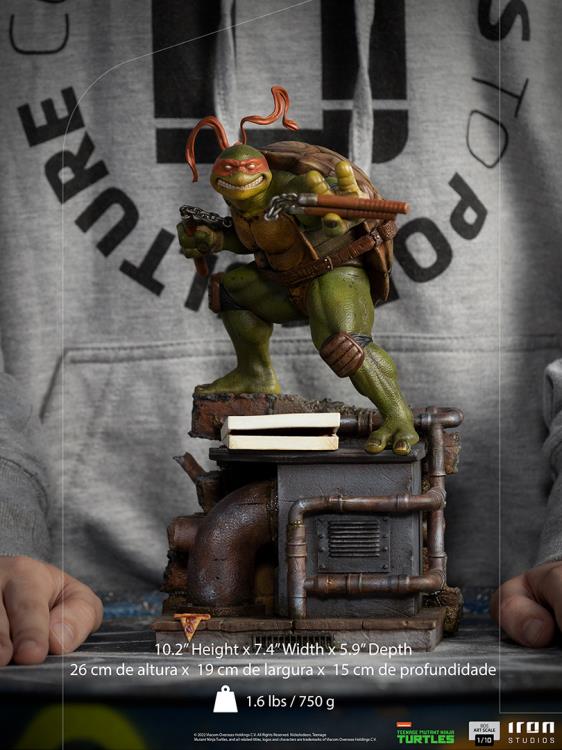 1/10 IRON STUDIOS - TMNT MICHELANGELO STATUE