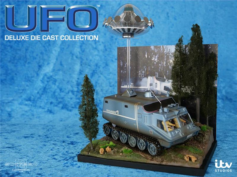 UFO SHADO 1 MOBILE W/UFO SAUCER DIE-CAST