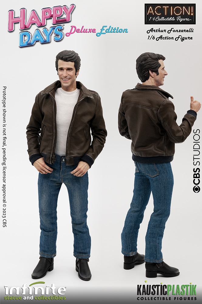 1/6 HAPPY DAYS - FONZIE W/JUKE-BOX DLX