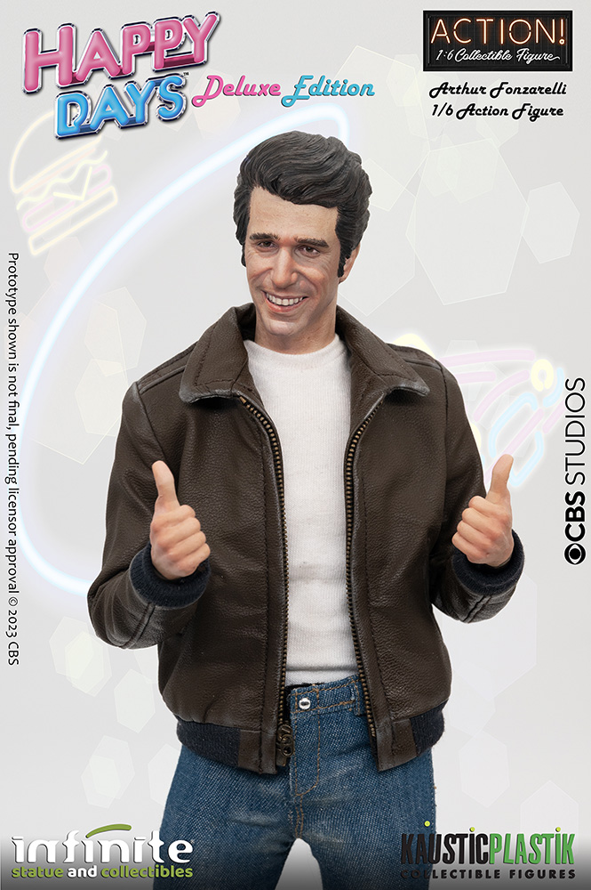 1/6 HAPPY DAYS - FONZIE W/JUKE-BOX DLX